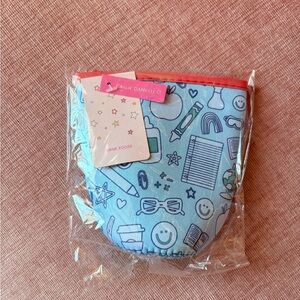 Callie Danielle Teacher Drink Koozie Blue